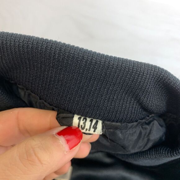 Vintage Korea Souvenir Embroidered Satin Bomber Jacket Military Style Size 13/14 - Picture 9 of 13